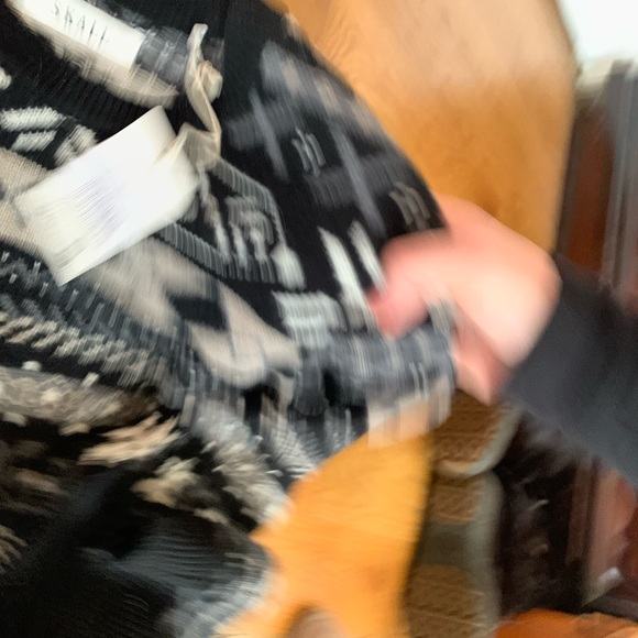 Craft Black, Cream & Gray Fair Isle Crewneck Sweater - Picture 5 of 6